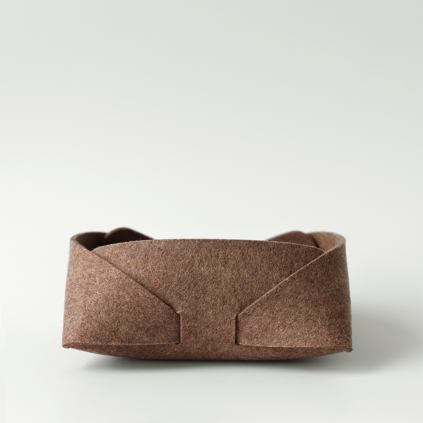 Panier de rangement en feutre de laine mérinos | Organisation minimaliste pour la maison | MATT™