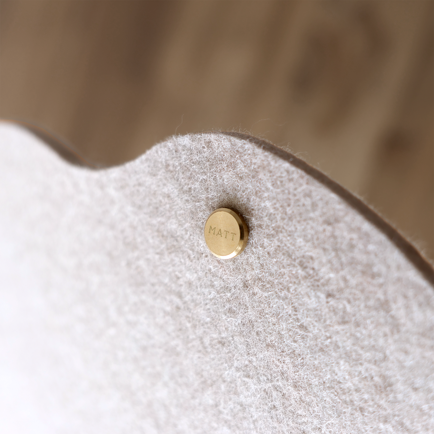Tapis de souris en feutre de laine mérinos 5mm | Accessoire de bureau minimaliste | MATT™