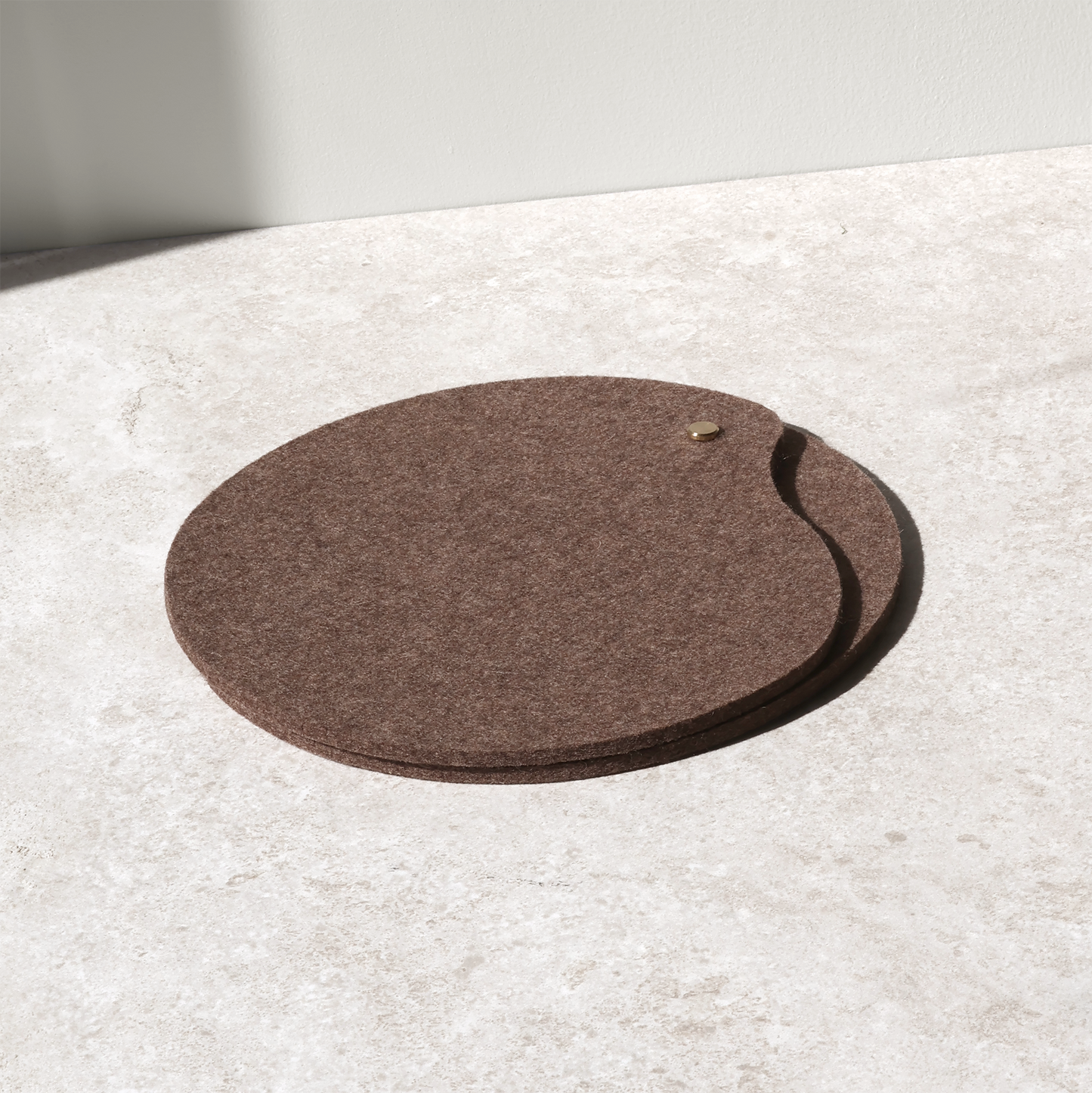 Tapis de bureau en feutre de laine mérinos 5mm | Sous-main minimaliste | MATT™